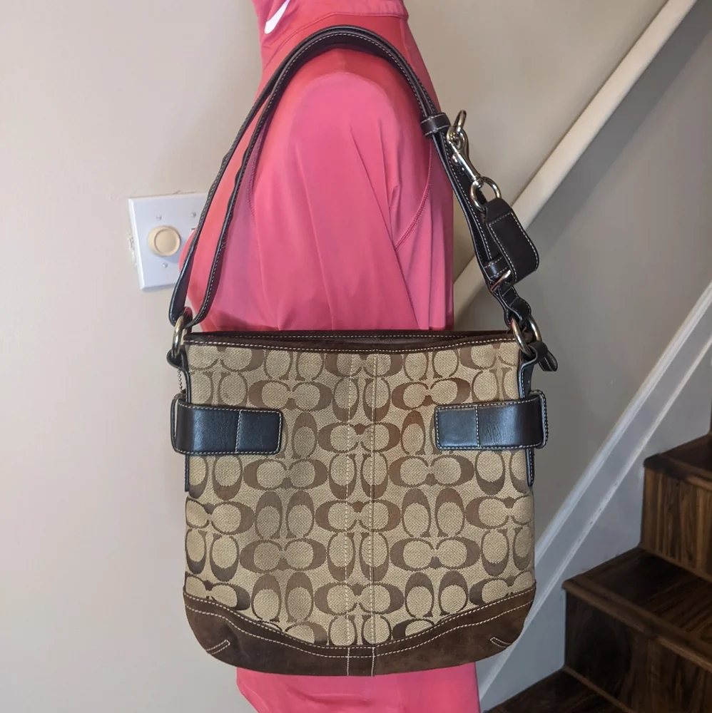 Coach Soho Signature Shoulder Crossbody Bag